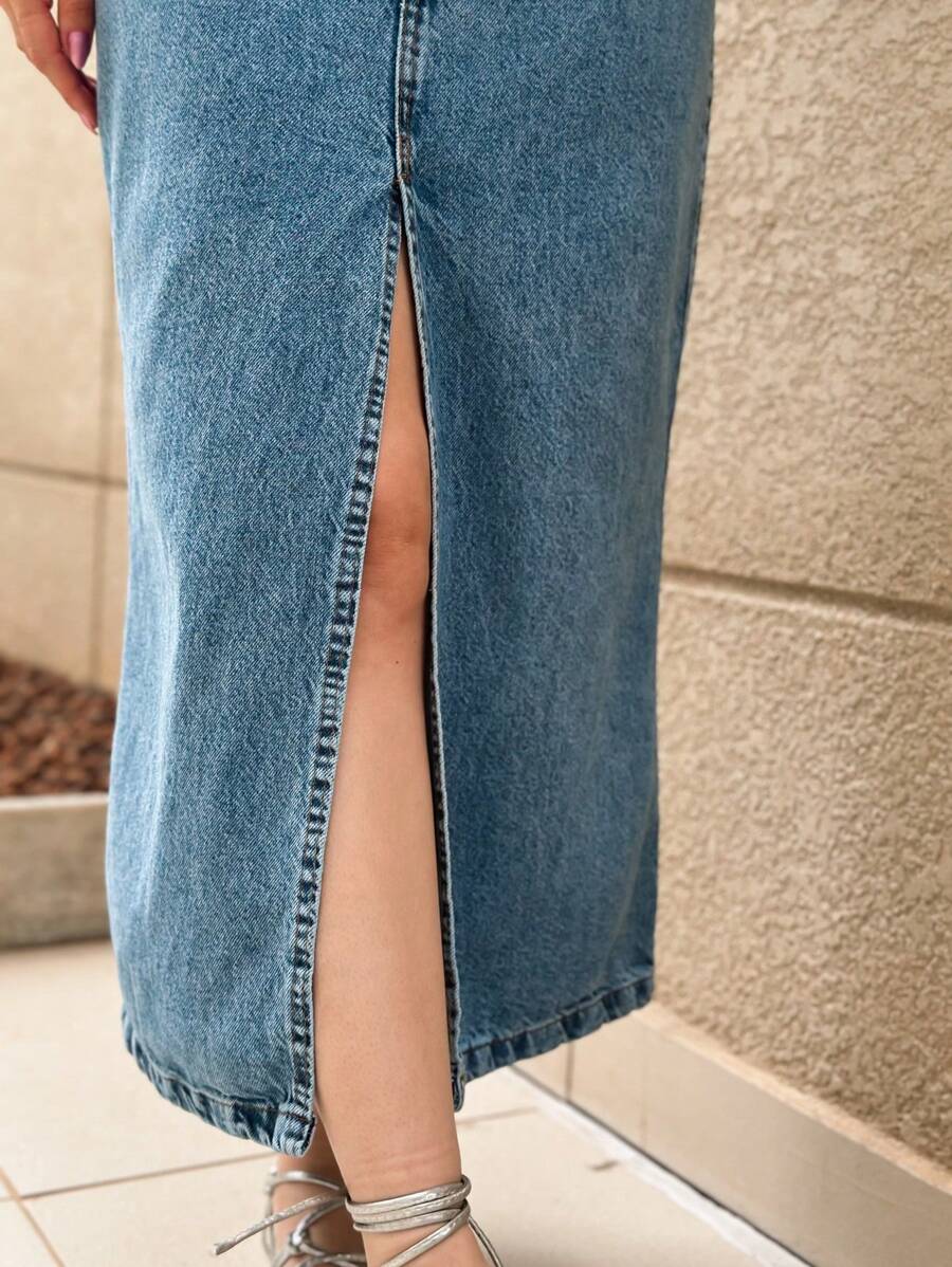Saia Jeans Clara