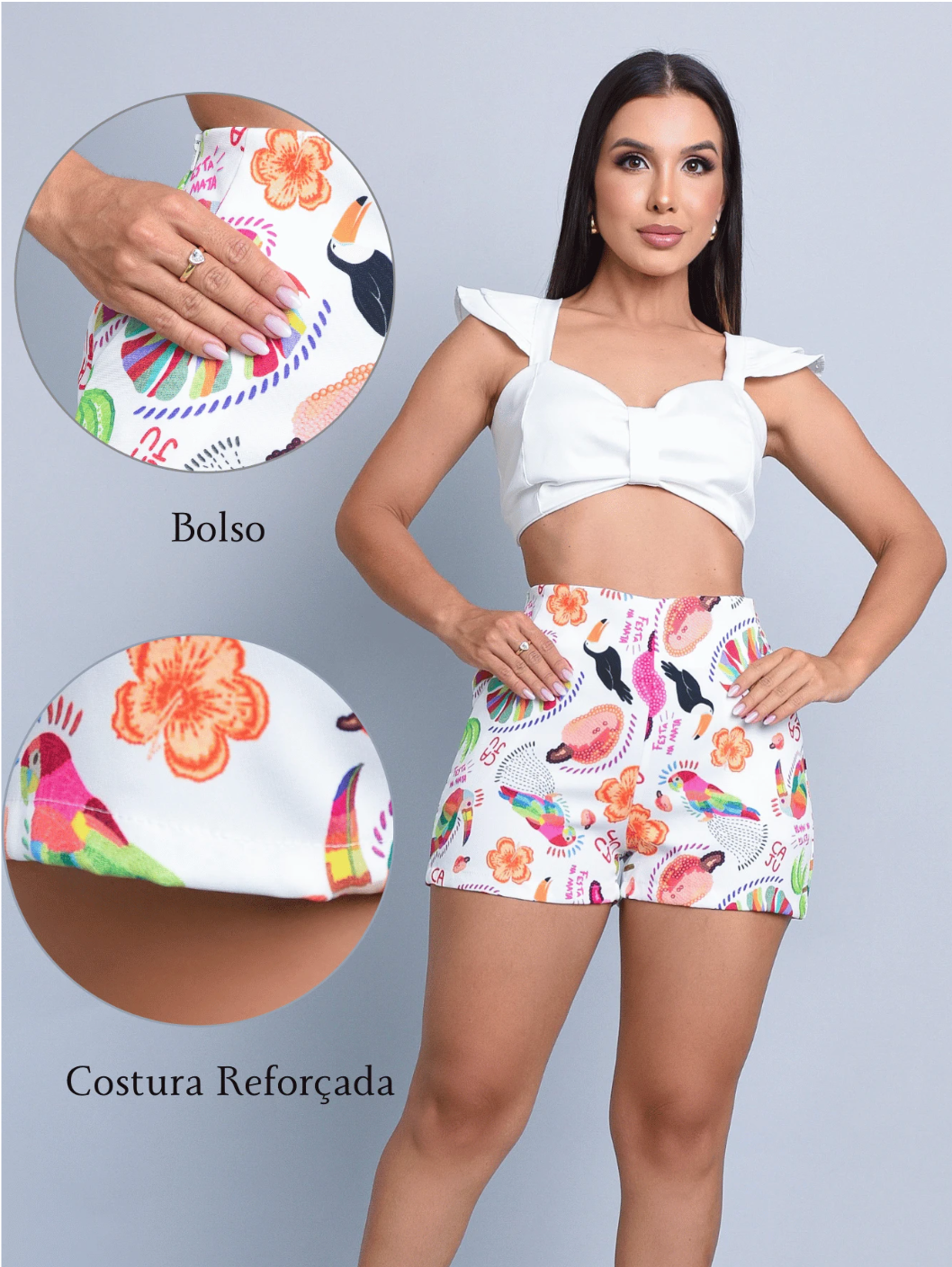 Shorts Solana - Inspiração Farm