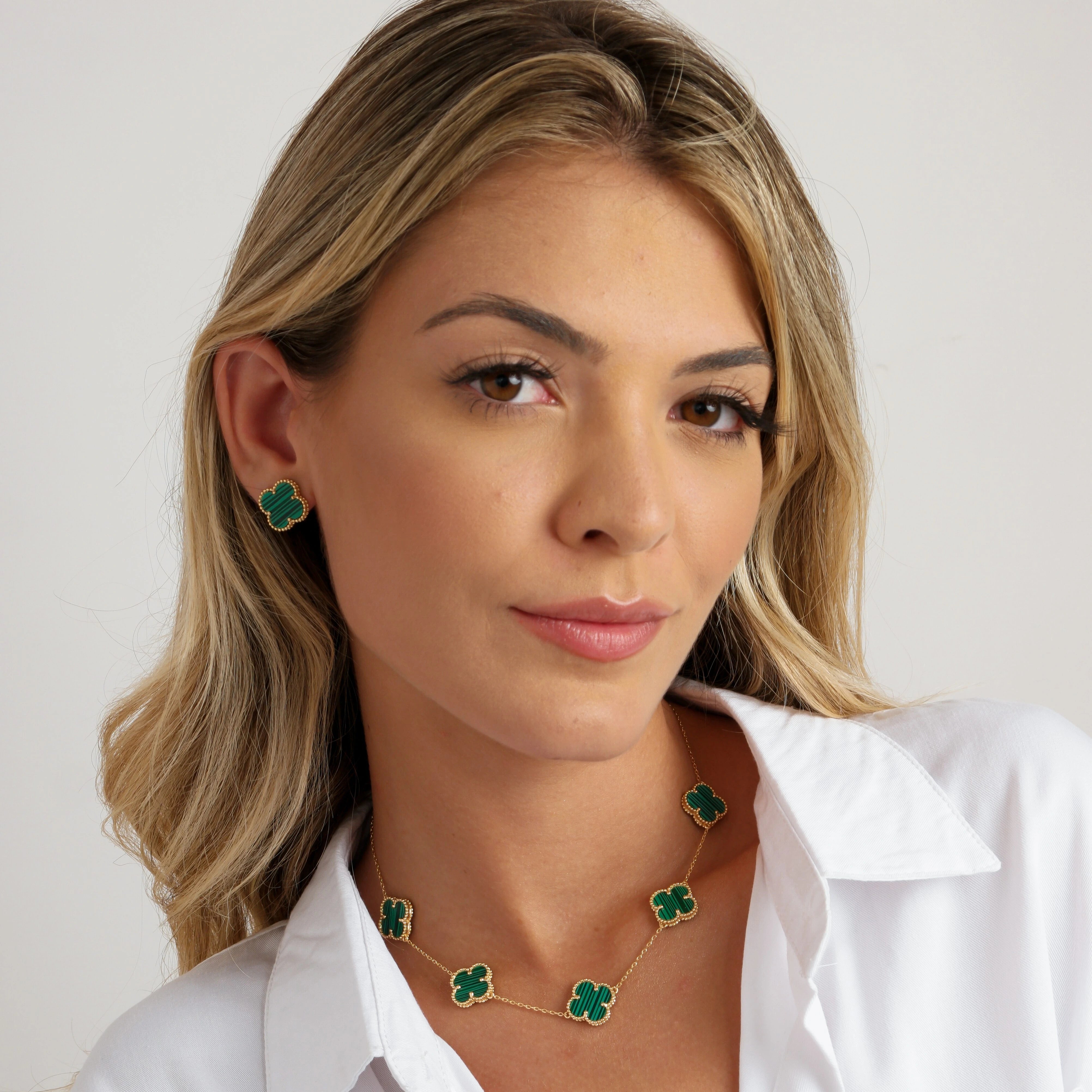 Colar Choker Fleur - Inspiração Van Cleef