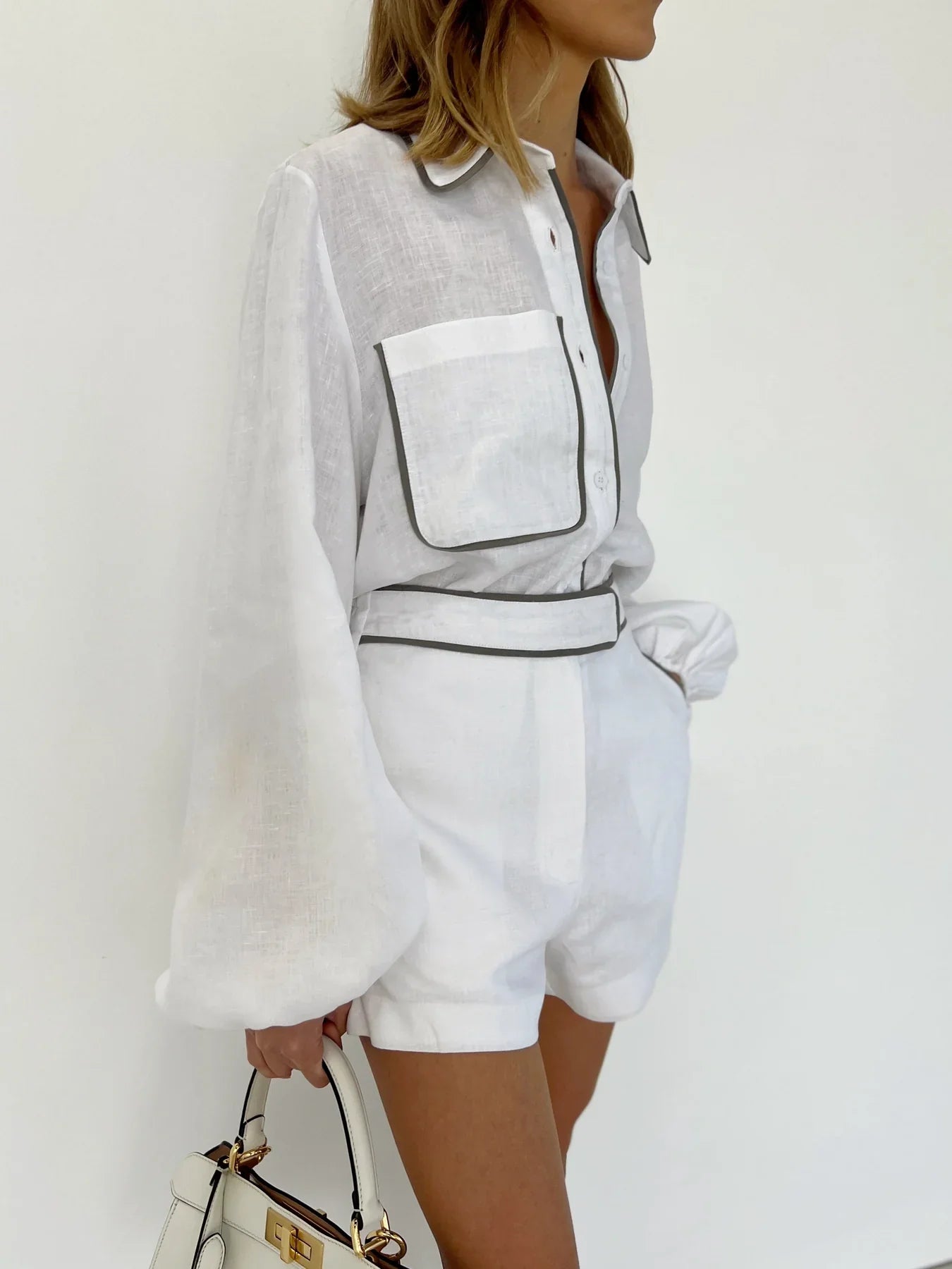 Conjunto de Linho Marrocos - UseFauth®