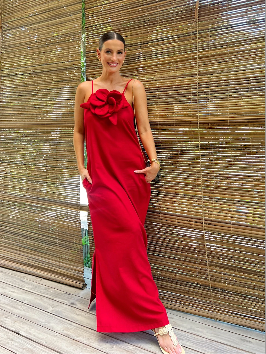 Vestido de Linho Camélia