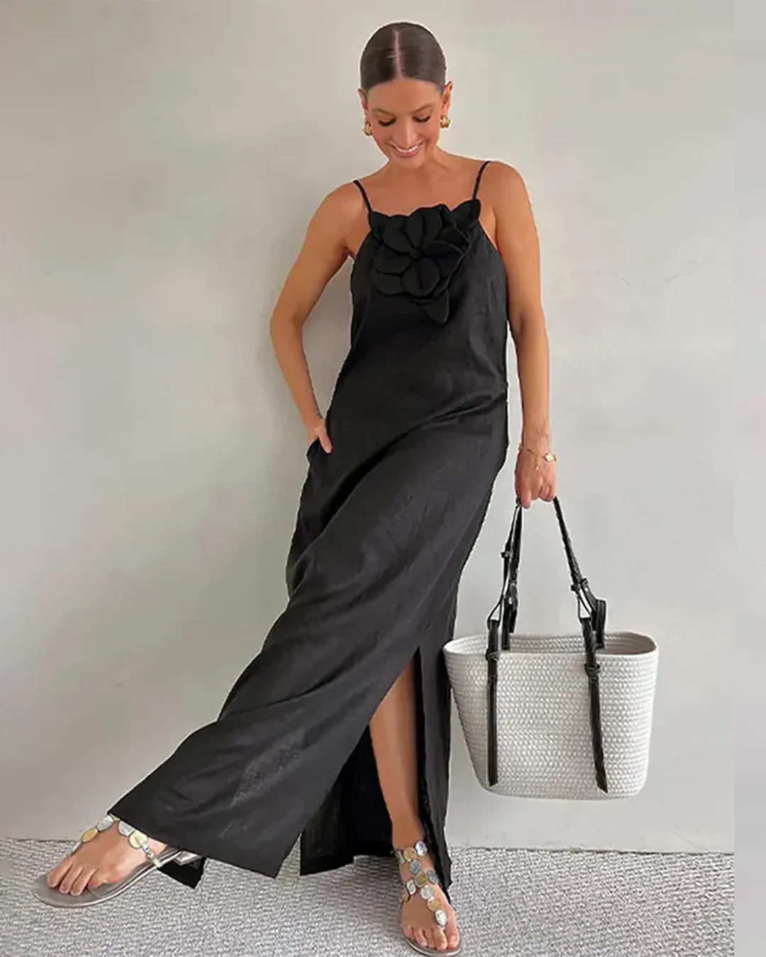 Vestido de Linho Camélia