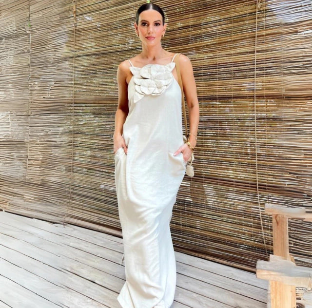 Vestido de Linho Camélia